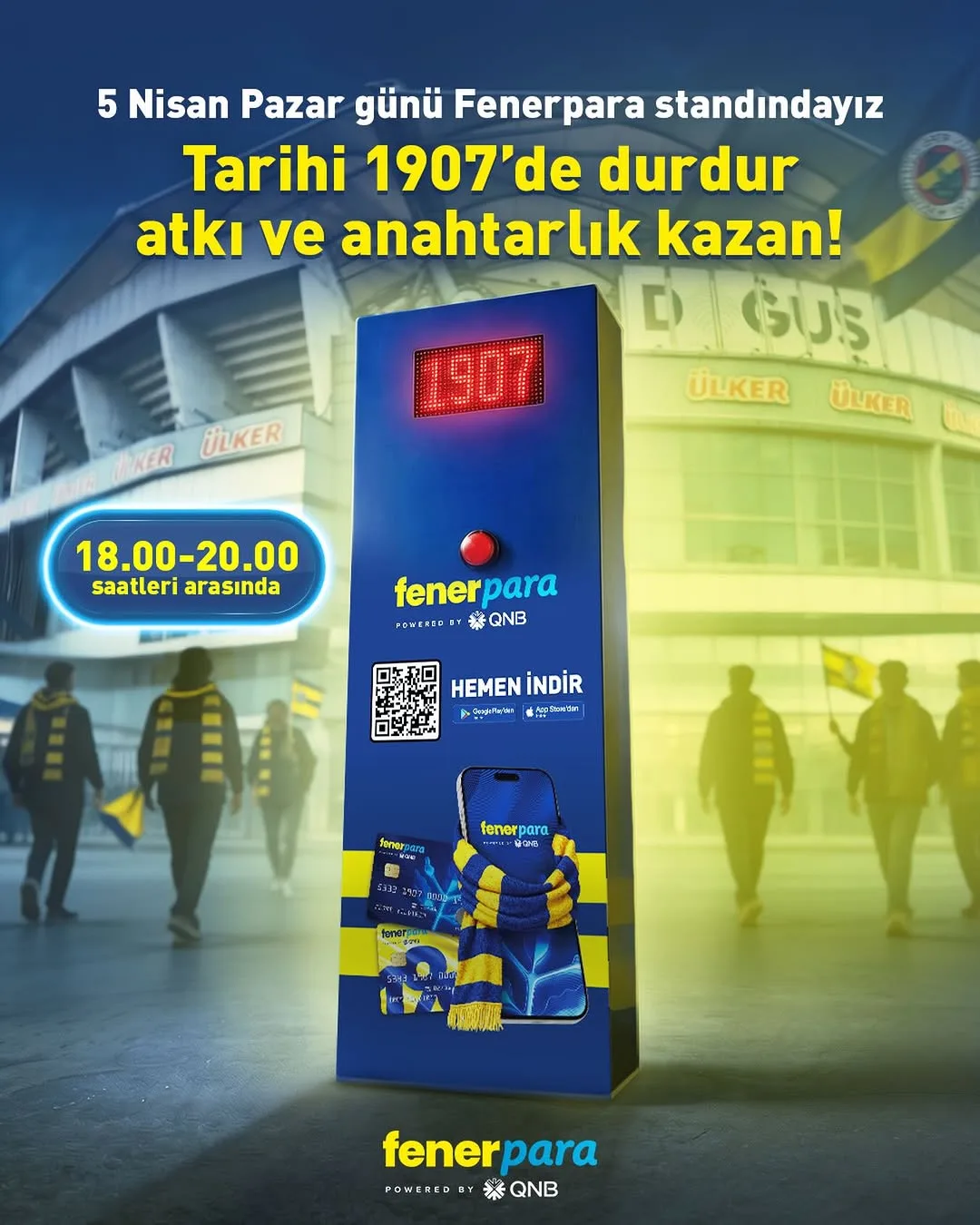 Fenerbahçe'den Tarihi 1907 Efsanesi: Fenerpara Standında Hediyeler Sizleri Bekliyor!
