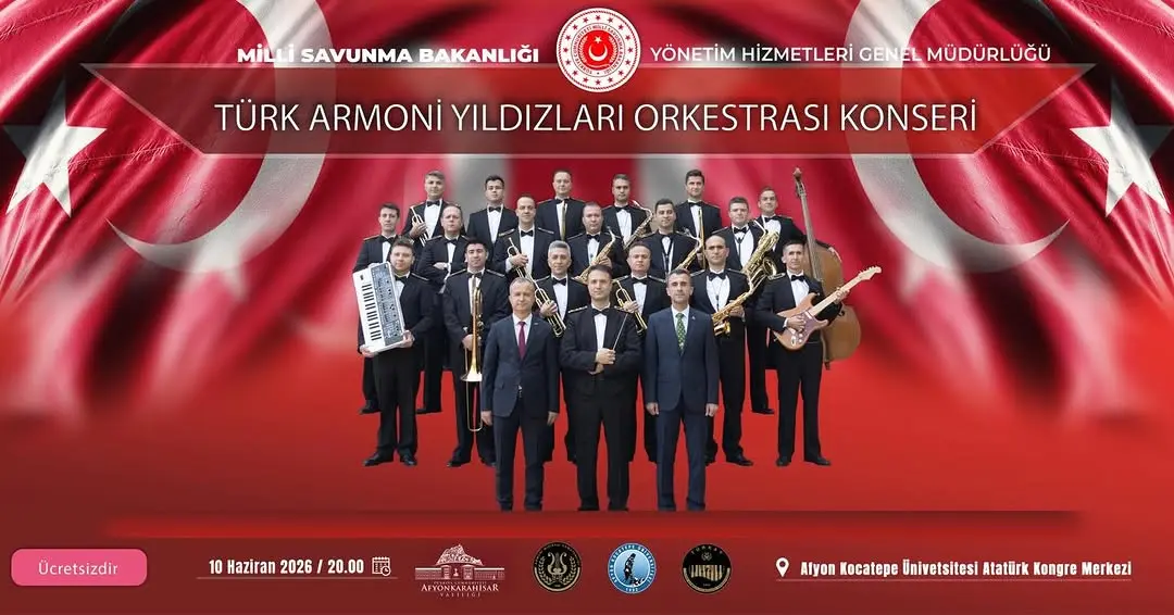 Türk Armoni Yıldızları Orkestrası AKÜ Kampüsünde Konser Verecek