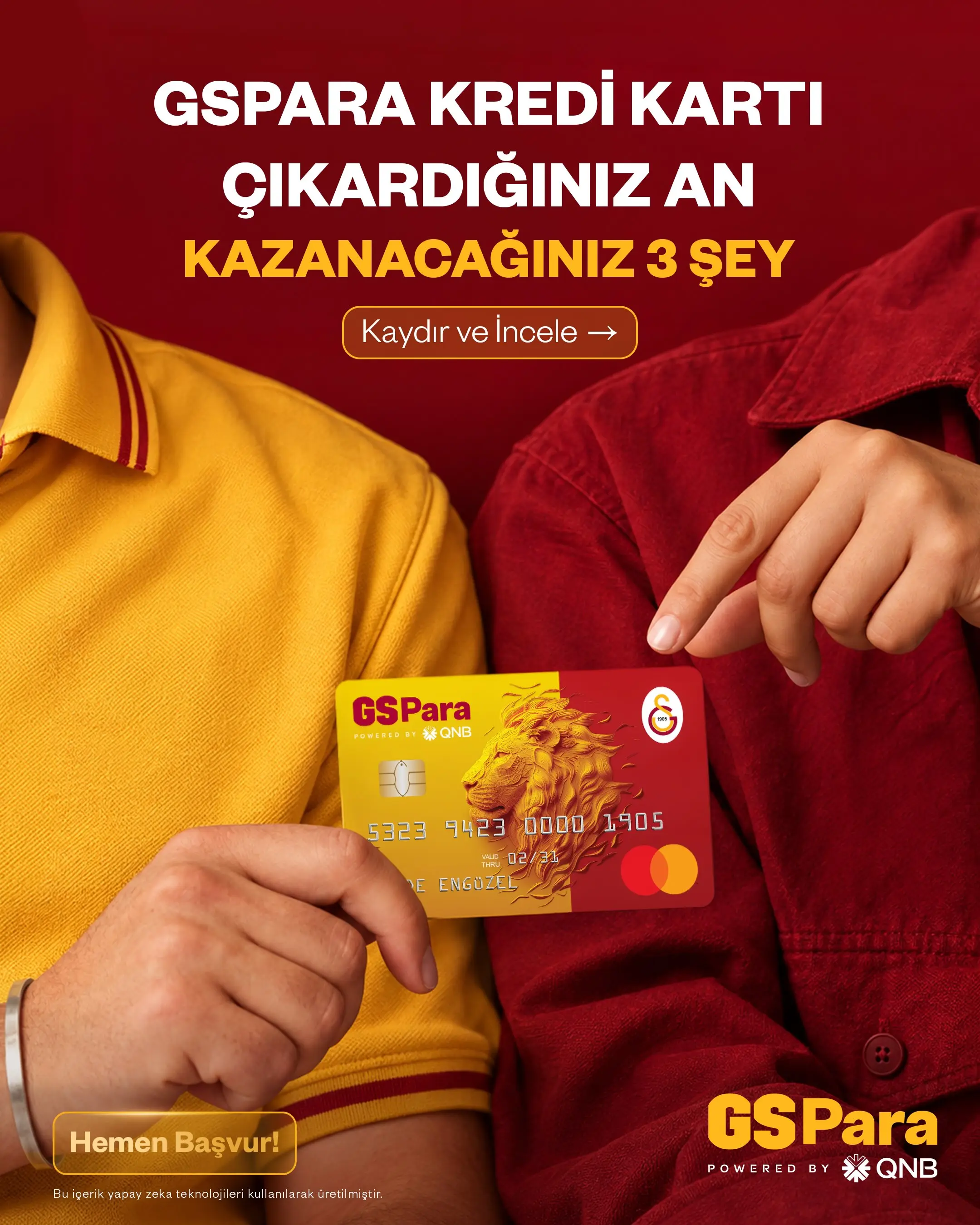 Galatasaray'dan GSPara Kredi Kartı Duyurusu