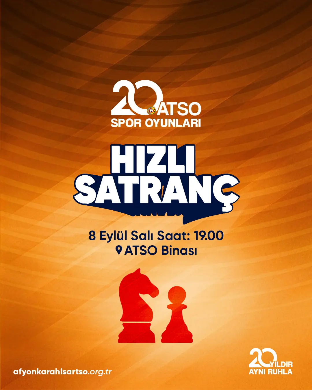 Hızlı Satranç Müsabakası 8 Eylül'de Düzenlenecek