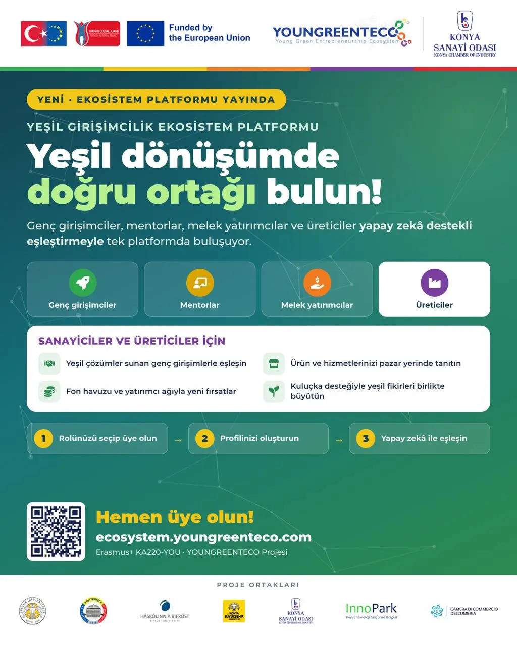 Yeşil Girişimcilik Ekosistem Platformu Yayında