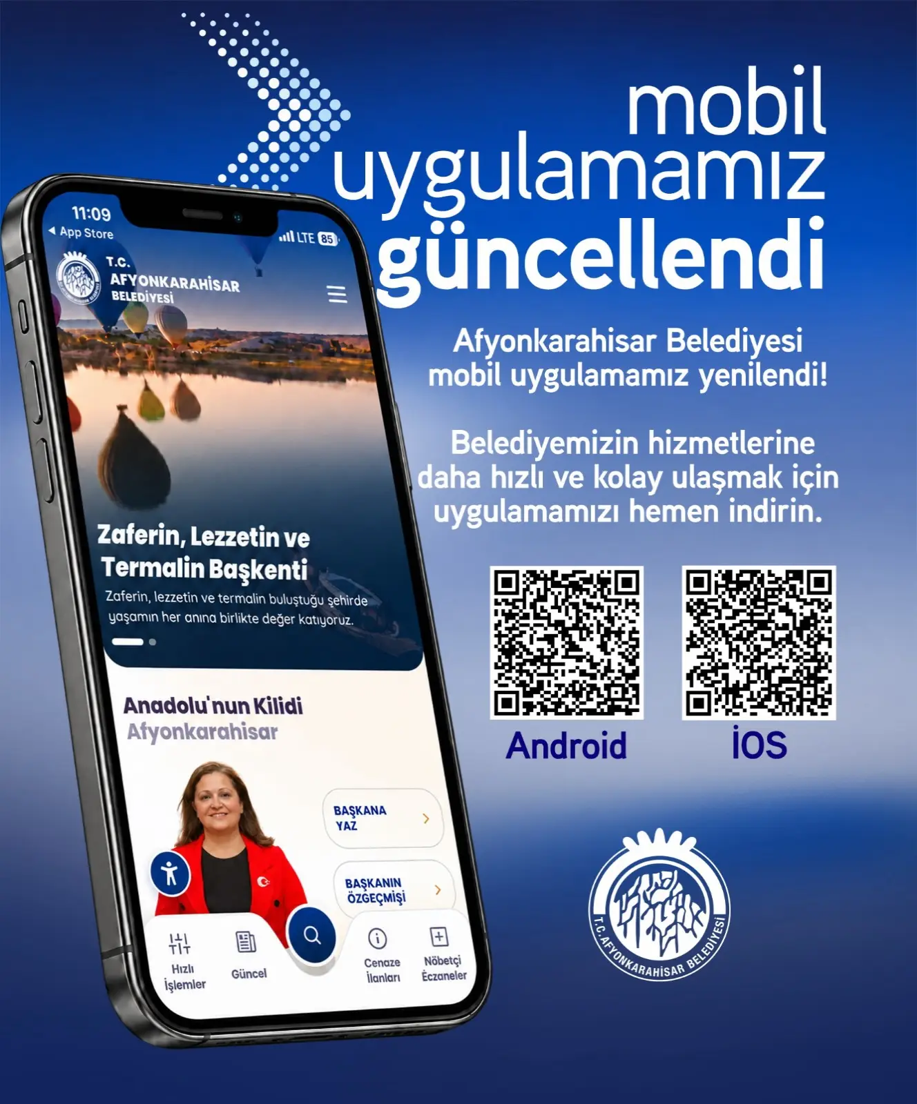 Afyonkarahisar Belediyesi Mobil Uygulaması Yenilendi