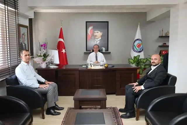 Kaymakam Akgül, yerel basın mensuplarını ziyaret etti