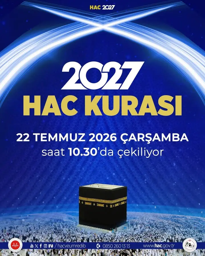 2027 Yılı Hac Kurası Tarihi Açıklandı