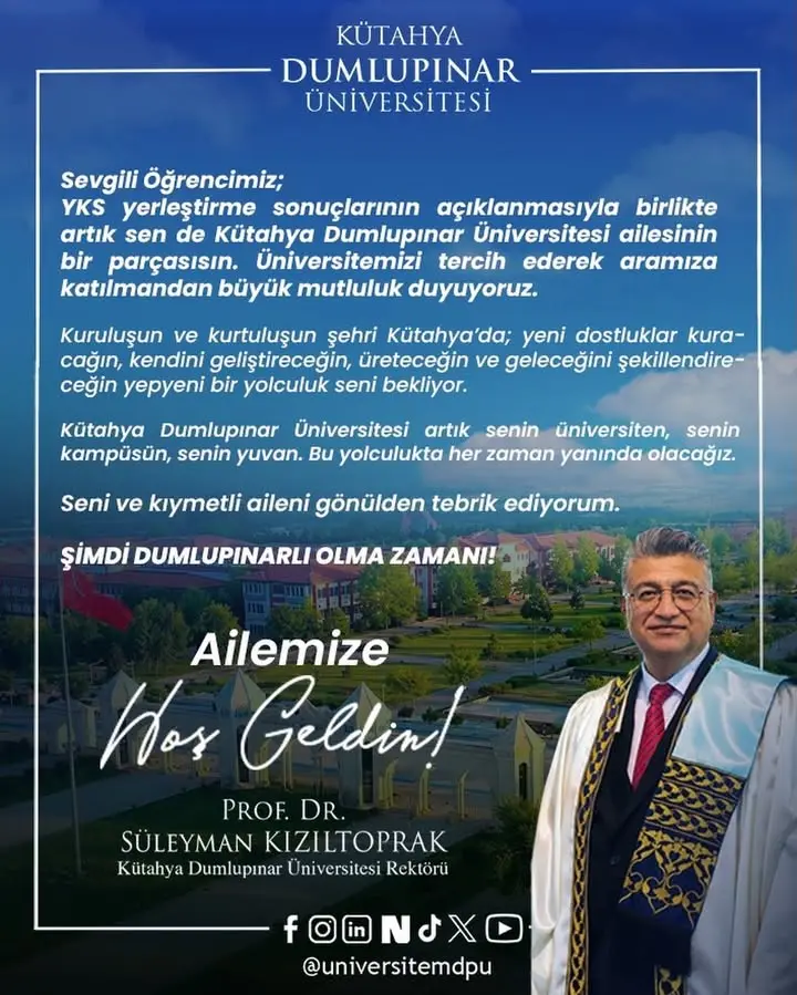 Gediz Meslek Yüksekokulu, yeni öğrencileri karşıladı