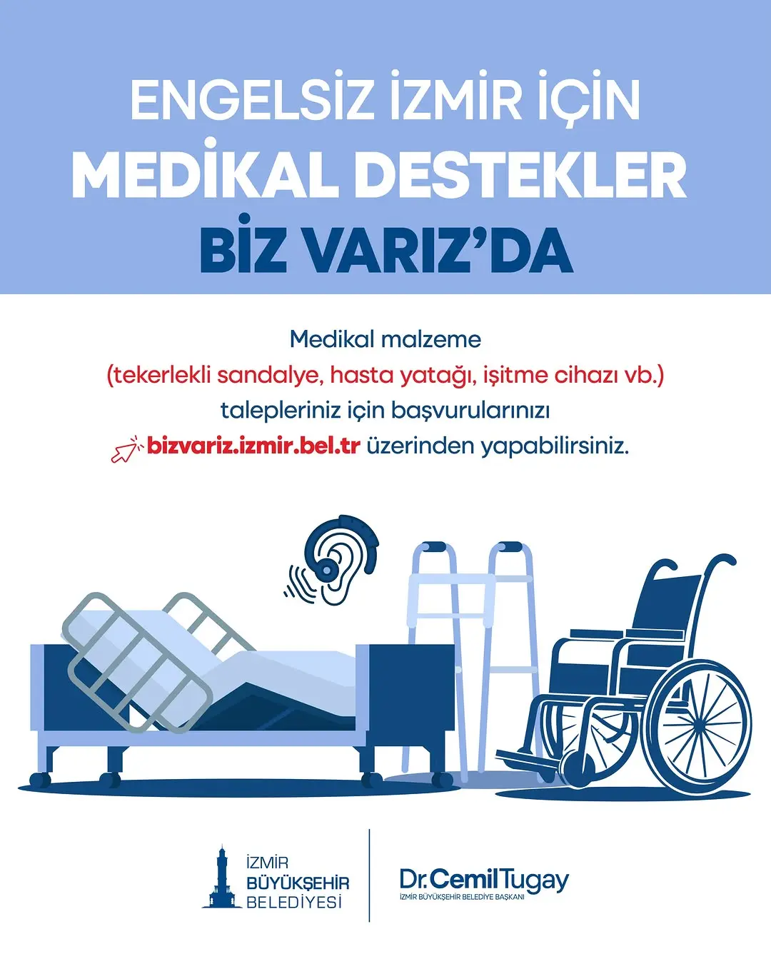 İzmir'de Engelli Destek Başvuruları Dijitalleşti
