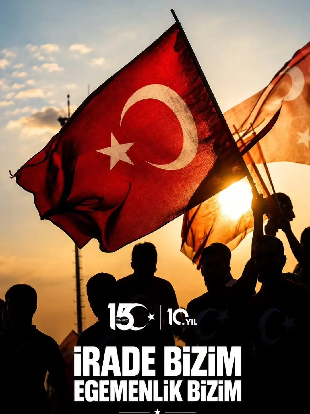 15 Temmuz'da şehitler anıldı ve gazilere teşekkür edildi