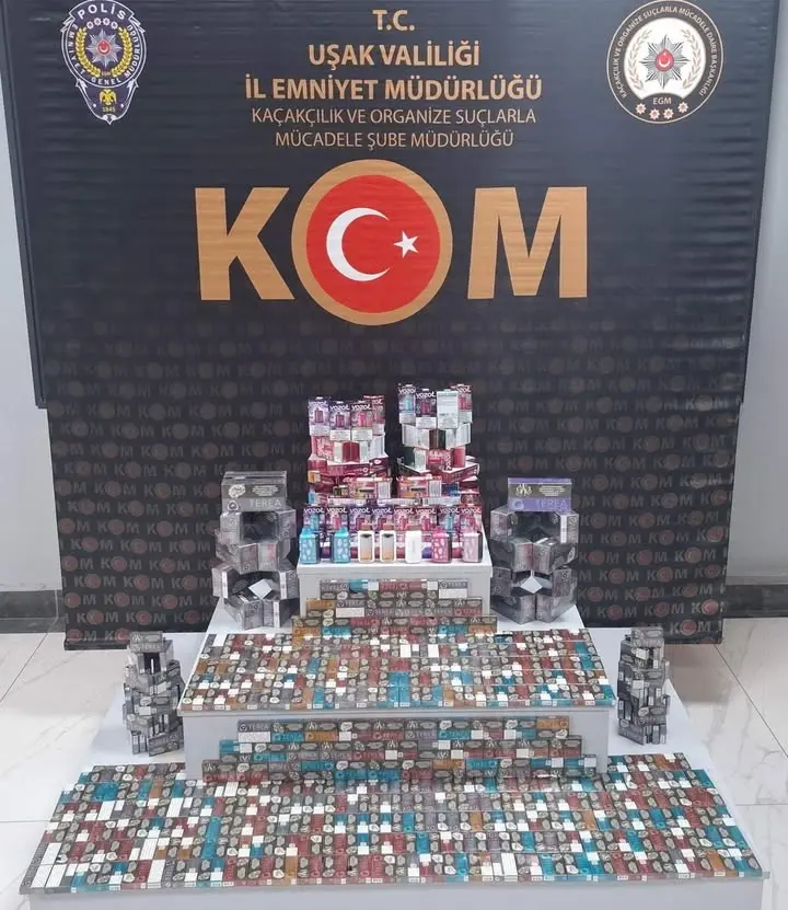 Uşak'ta Kaçakçılıkla Mücadele Operasyonu