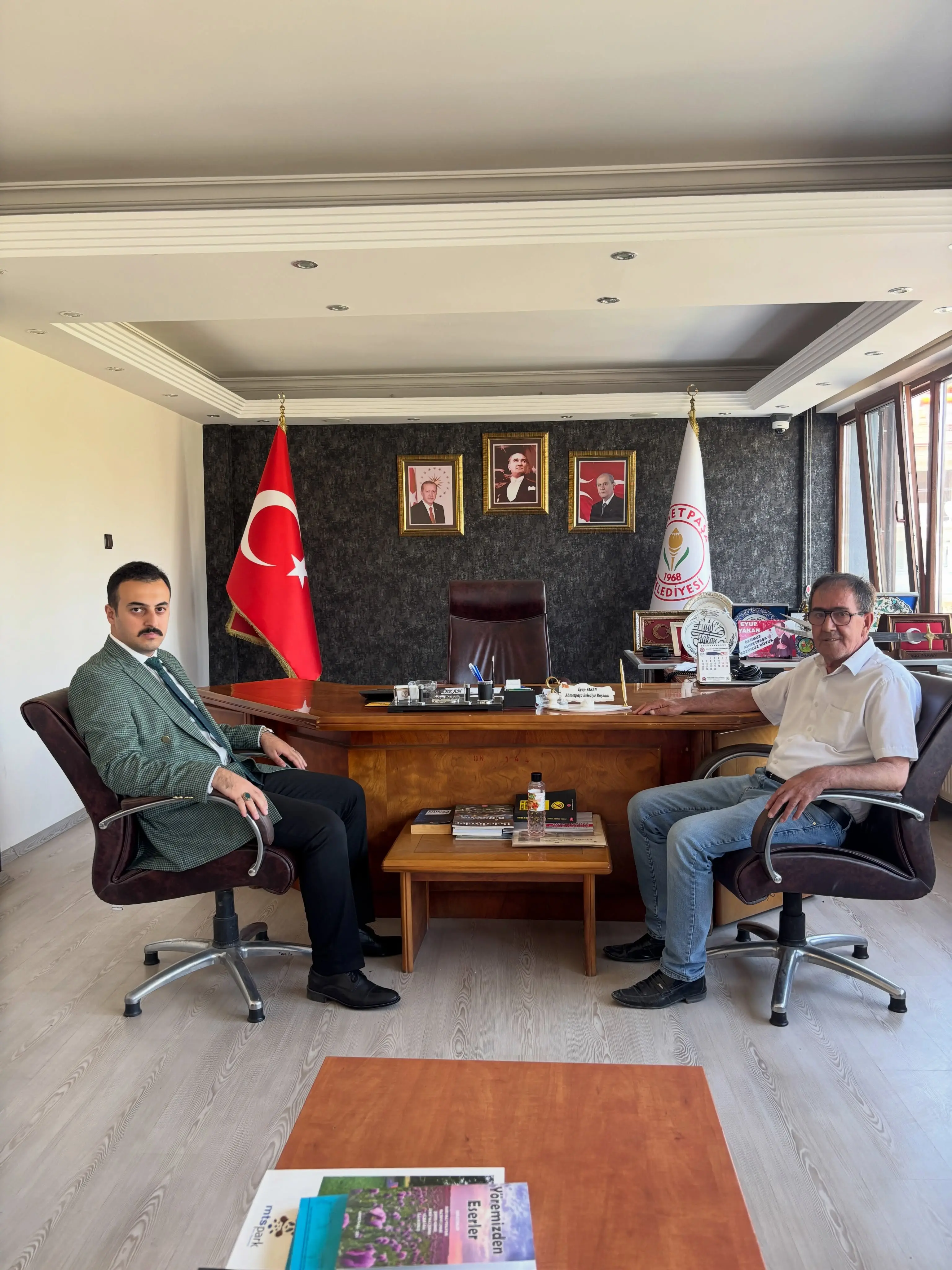 Kaymakam Bünyamin Miroğlu'ndan iade-i ziyaret