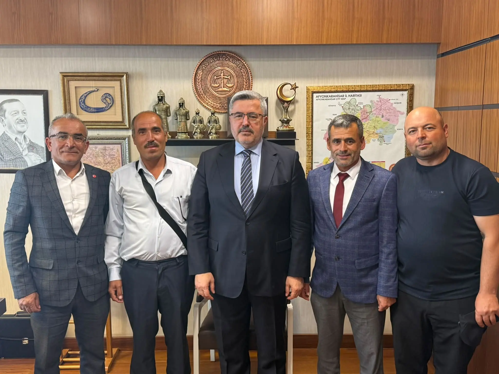 Dinar Belediye Başkanı Gazi Meclisi'nde misafir edildi