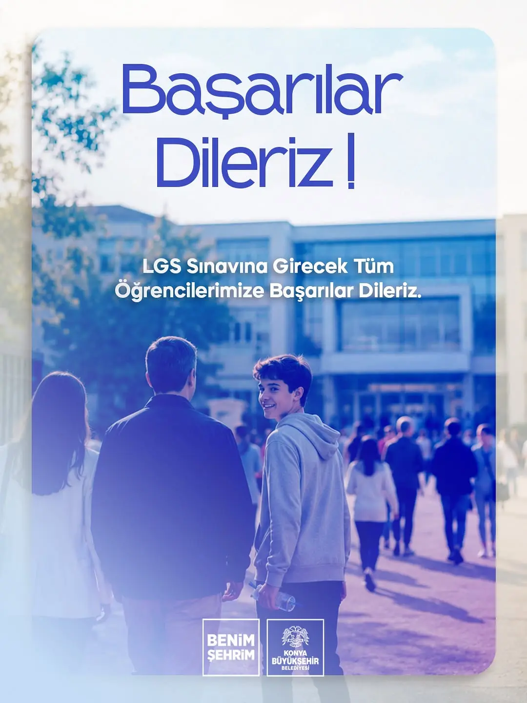 LGS Sınavına Girecek Öğrencilere Başarı Dileği