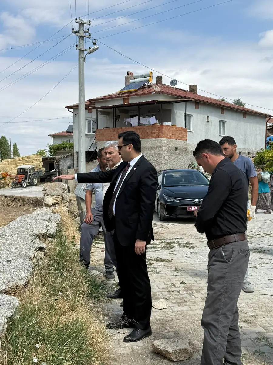 Kaymakam Akdağ, okul inşaatını denetledi