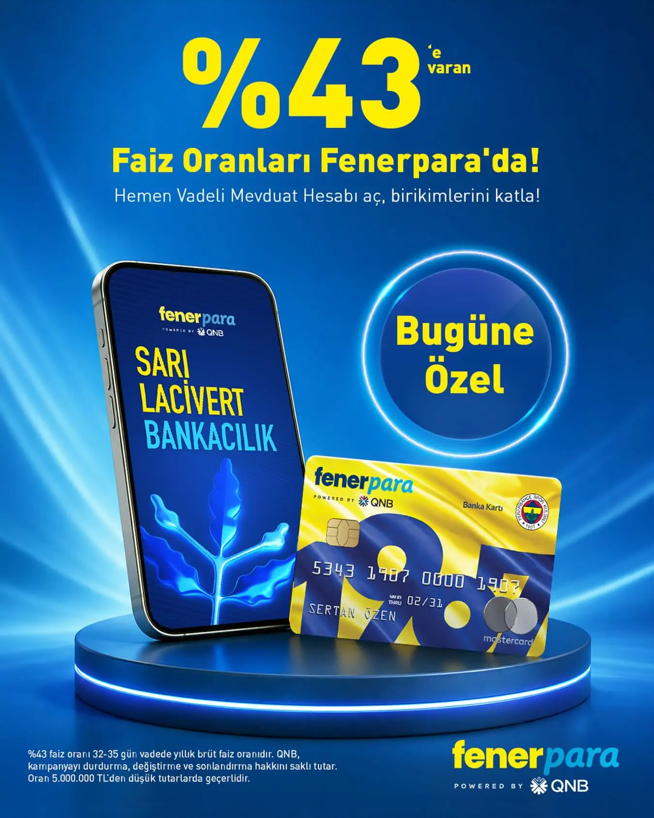 Fenerpara ile yüksek faizli mevduat fırsatı