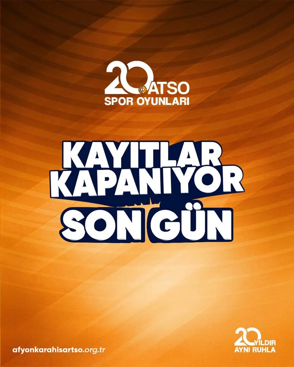 ATSO Spor Oyunları'na katılım için başvurular başladı