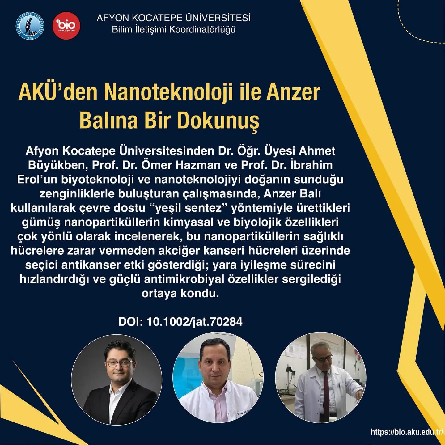 Nanoteknoloji ile Anzer Balı'ndan Sağlık Çalışması