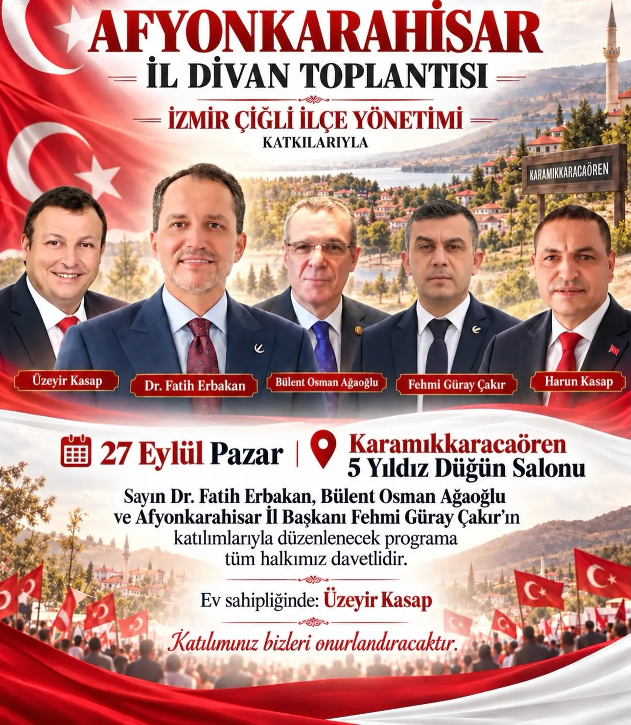 Afyonkarahisar İl Divan Toplantısı Duyuruldu
