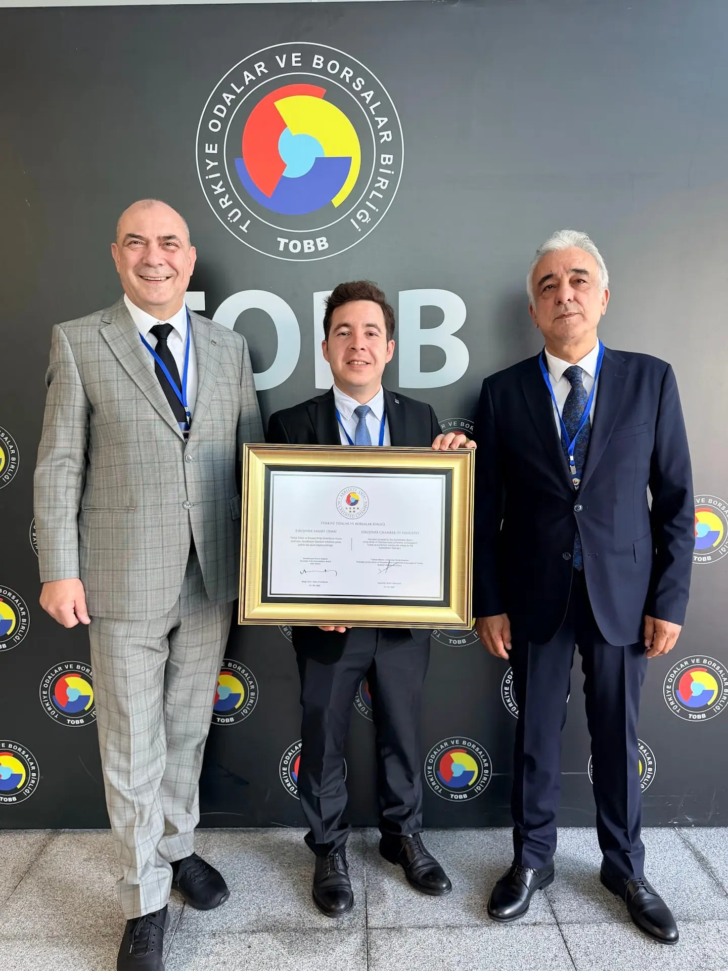 Eskişehir Sanayi Odası TOBB Törenine Katıldı
