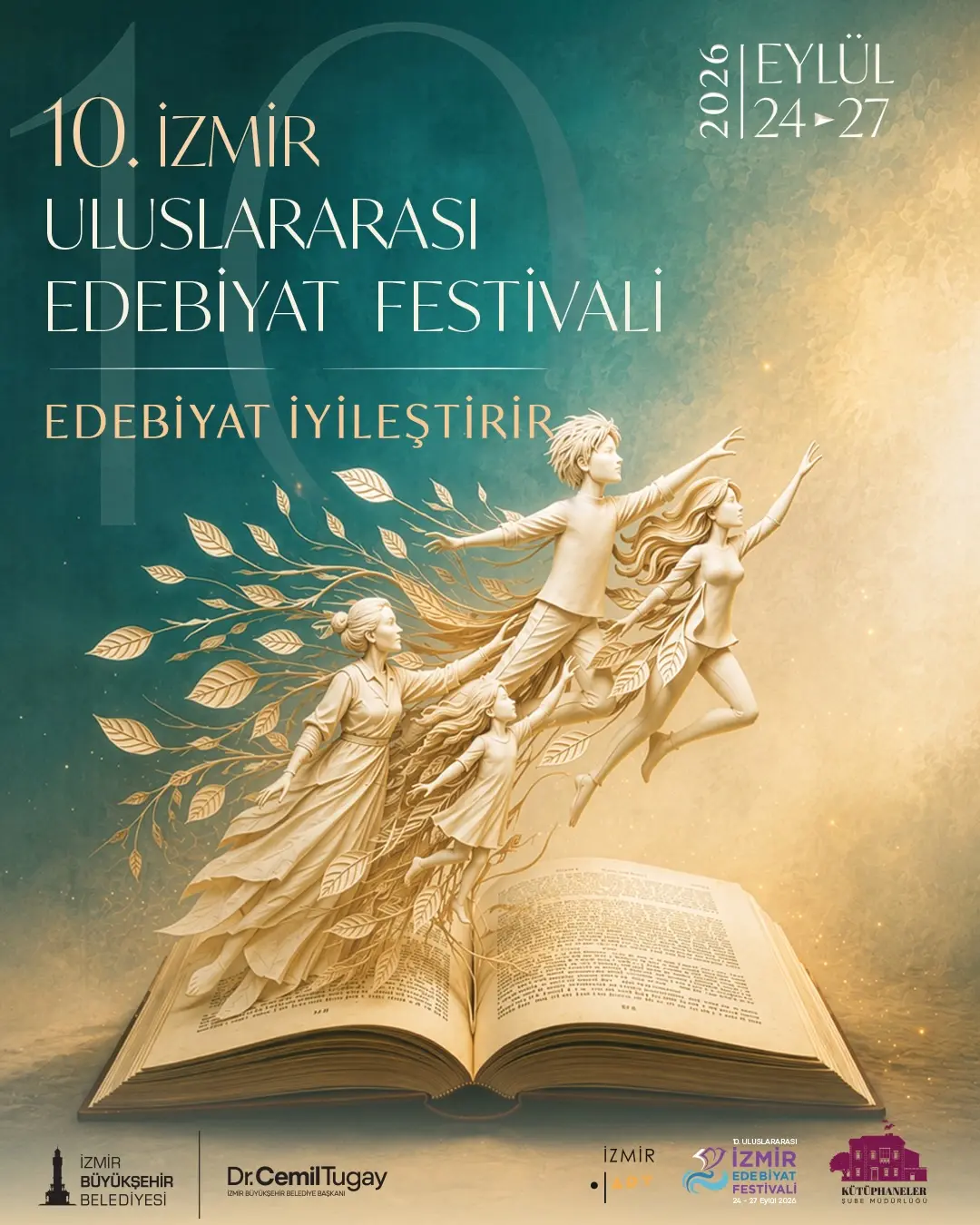 10. İzmir Uluslararası Edebiyat Festivali Başlıyor