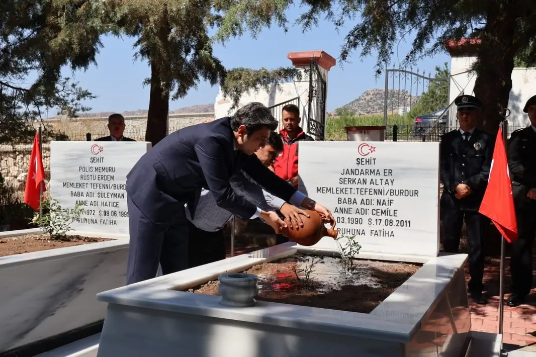 Şehit Serkan Altay için anma ziyareti