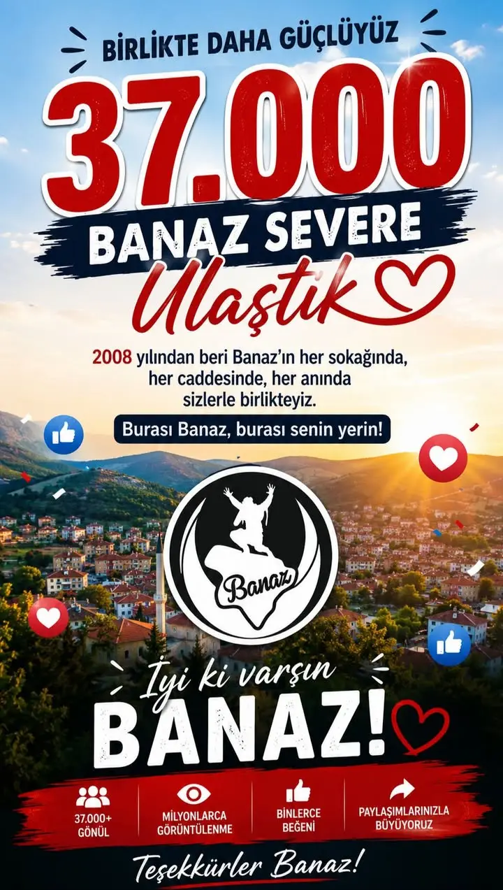 Banaz Belediyesi 37.000 Gönüle Ulaştı