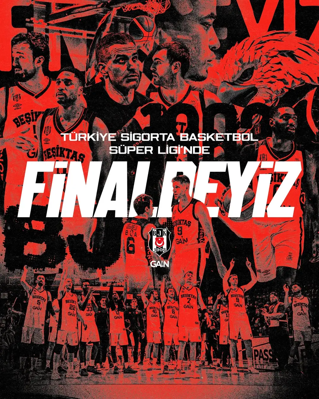 Beşiktaş, Türkiye Sigorta Basketbol Süper Ligi'nde finalde