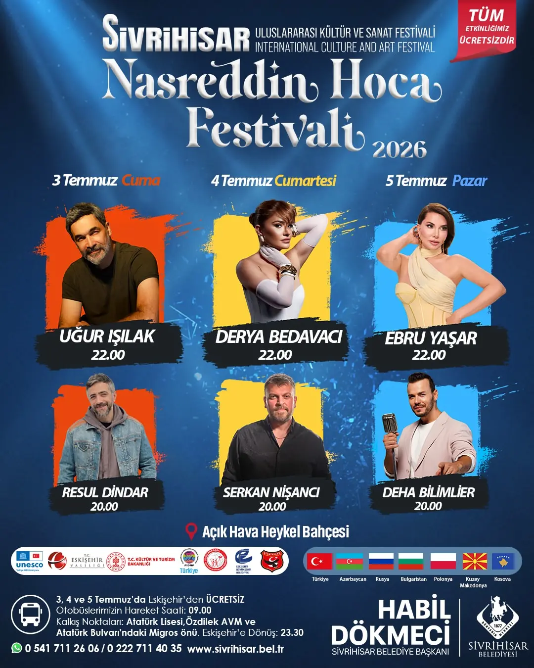 Sivrihisar'da Nasreddin Hoca Festivali 2026 Başlıyor