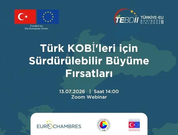KOBİ'lere yönelik sürdürülebilir büyüme webinari düzenlenecek
