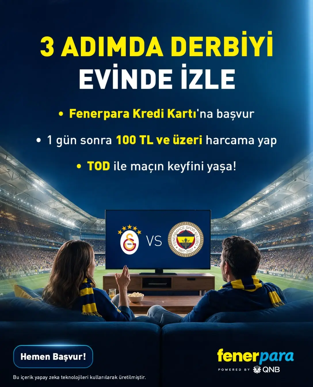 Fenerbahçe'den Derbi Heyecanı İçin Kampanya