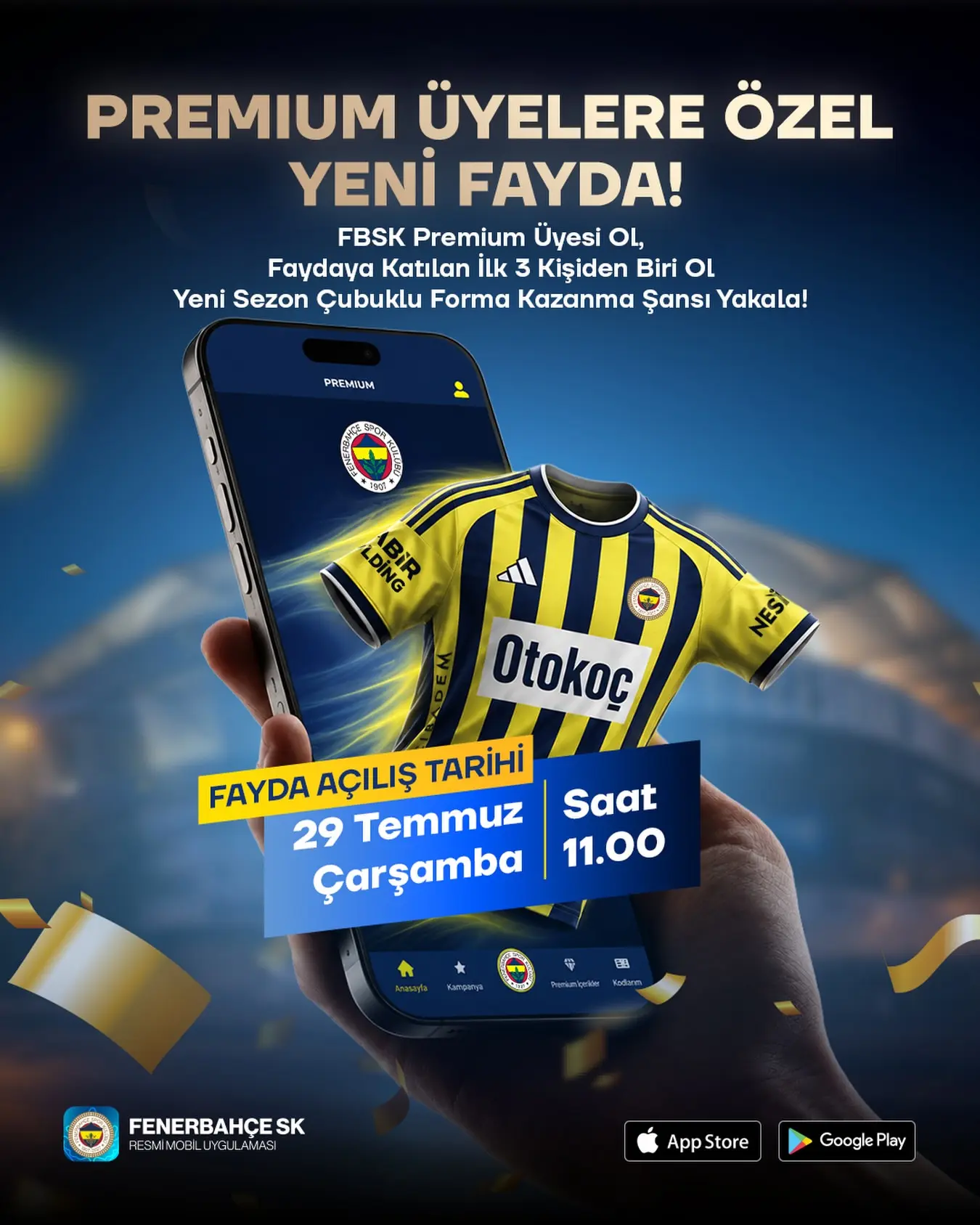 Fenerbahçe'den Premium Üyelere Özel Kampanya Duyurusu