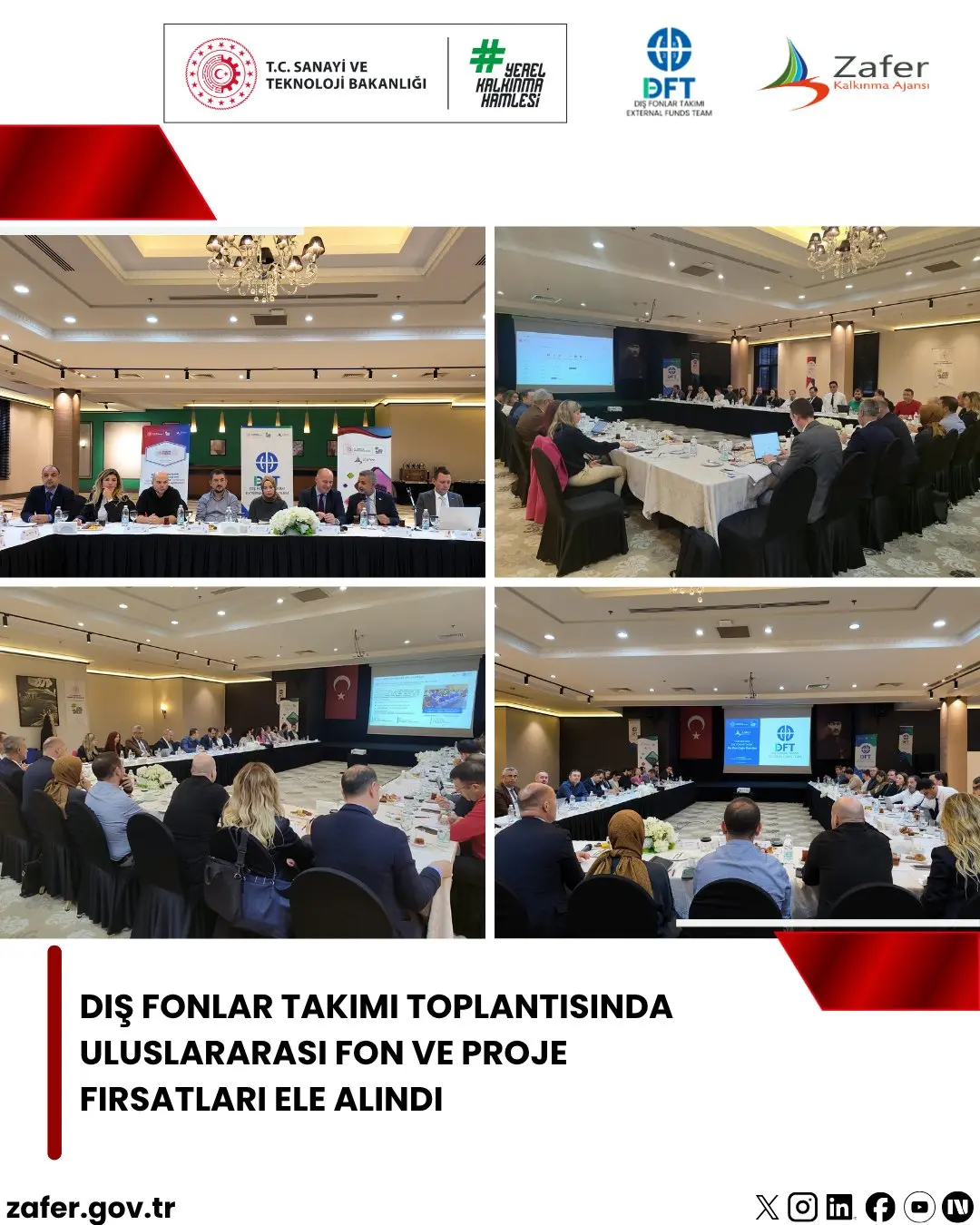 Uluslararası Fon Fırsatları Toplantısı Yapıldı
