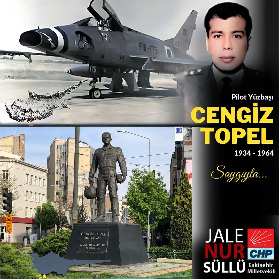 Pilot Yüzbaşı Cengiz Topel anıldı