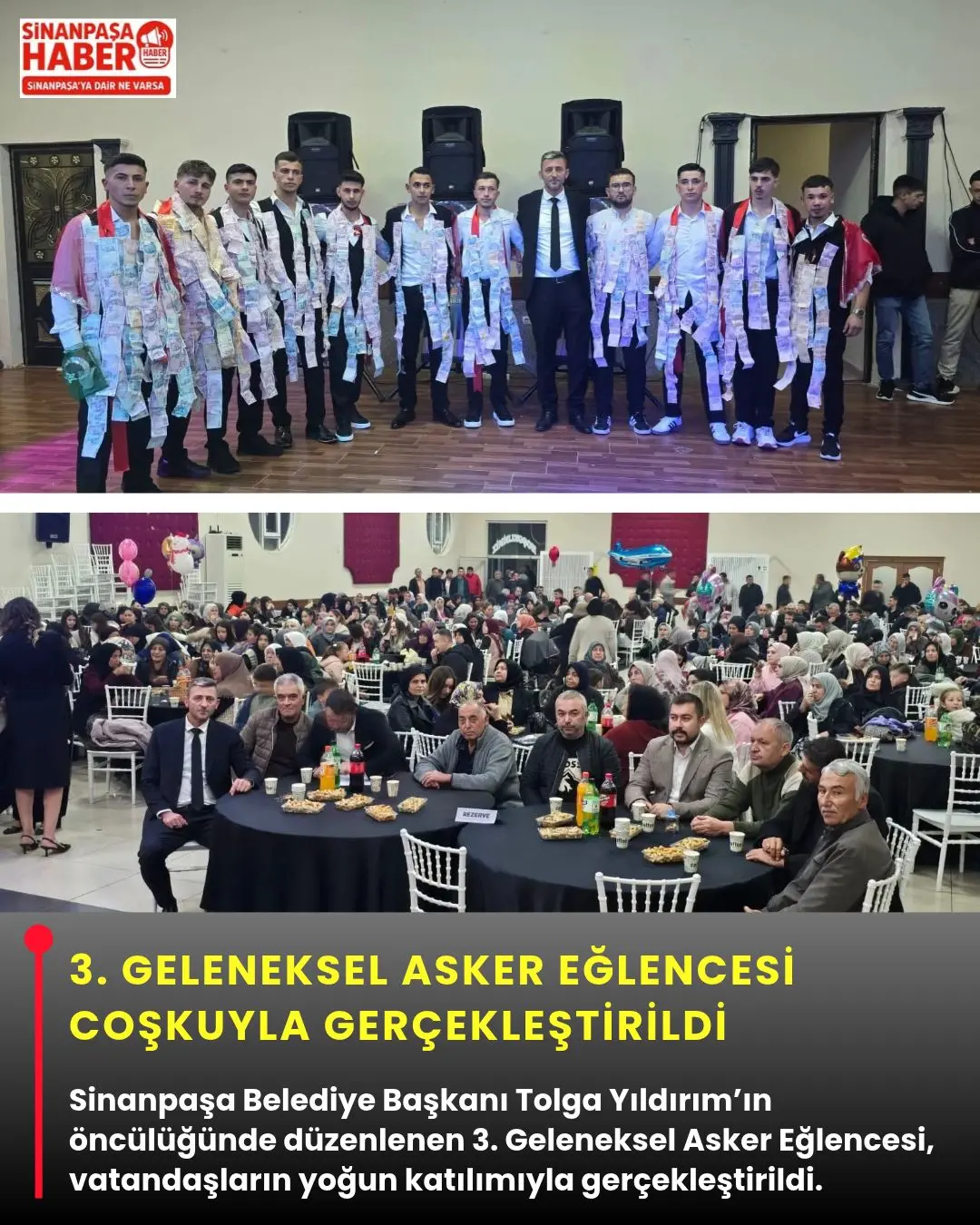 Sinanpaşa'da Asker Eğlencesi Coşkusu