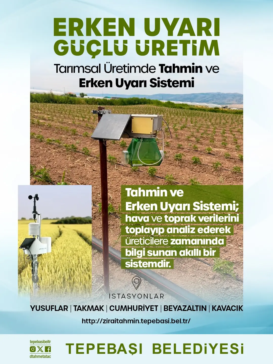 Tepebaşı'nda Tarımsal Üretim İçin Yeni Proje