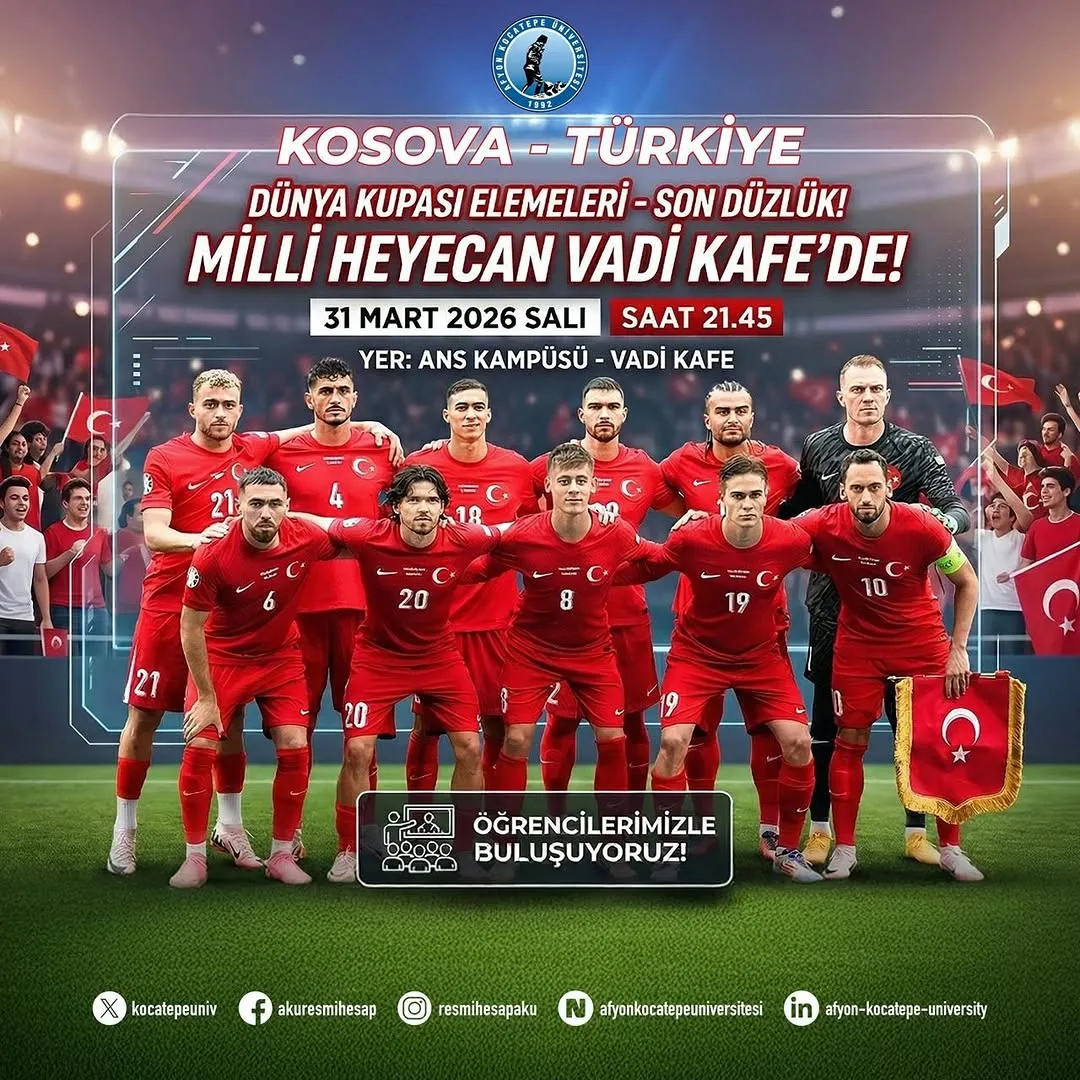 Milli Takım Heyecanı Vadi Kafe'de Yaşanacak!