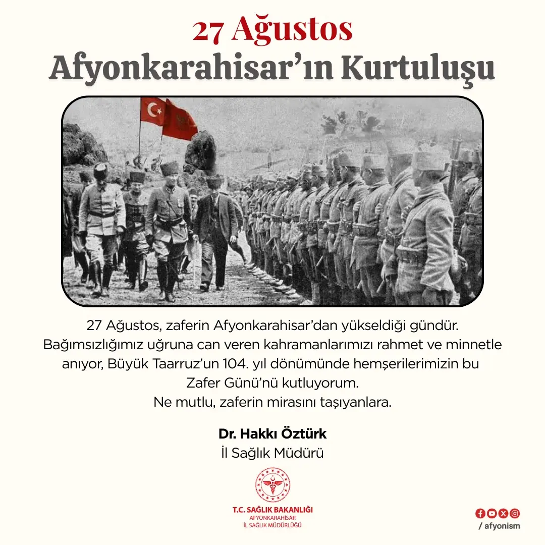 Büyük Taarruz'un 104. yılı kutlandı