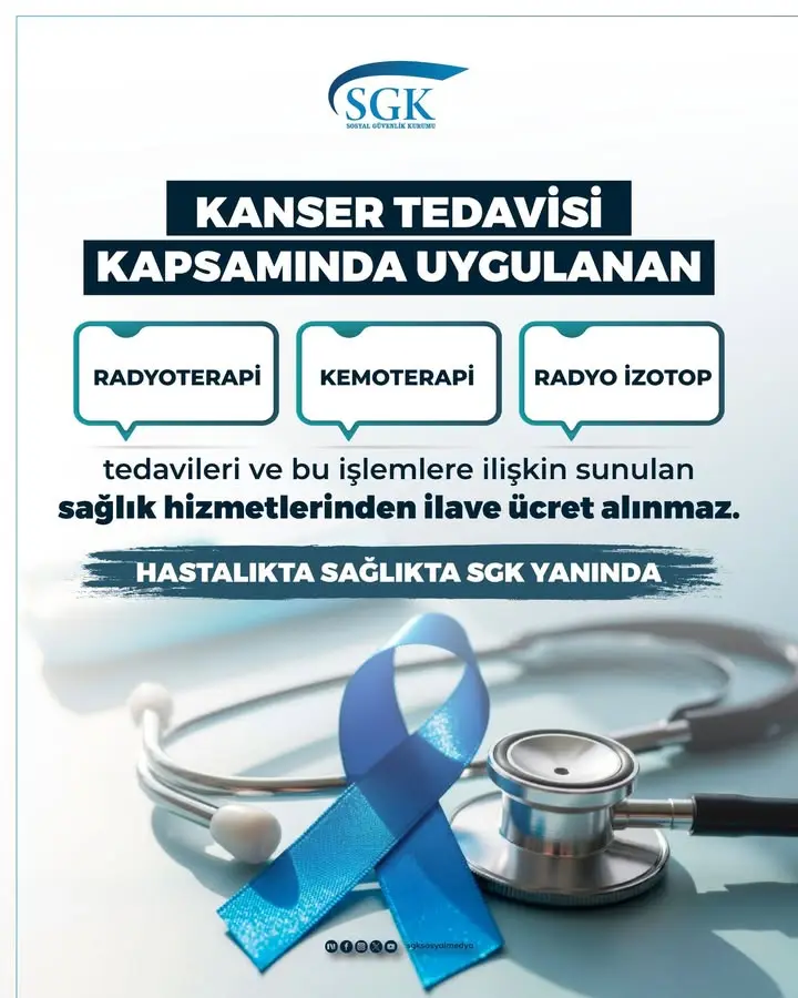 SGK'dan Kanserle Mücadele Desteği Açıklaması