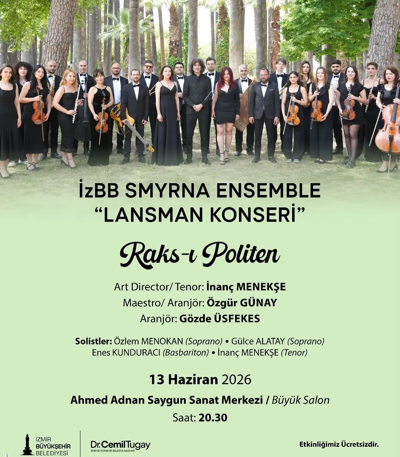 İzmir'e iki yeni orkestra kazandırılıyor