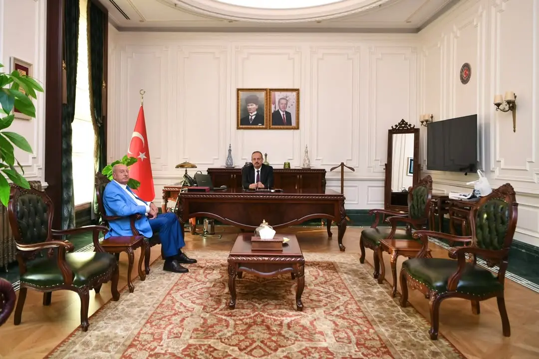Vali Canbolat, Ethem Günel'i kabul etti