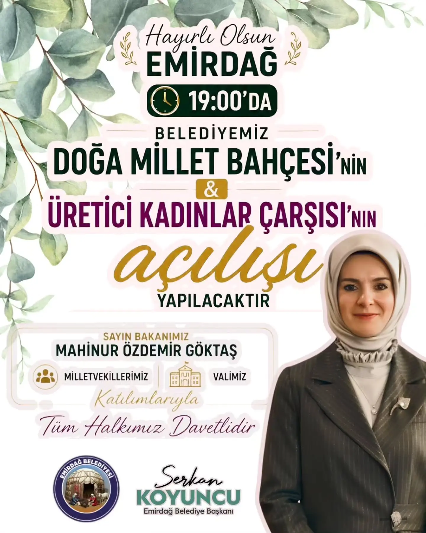 Emirdağ'da Doğa Millet Bahçesi Açılışı Yapılacak