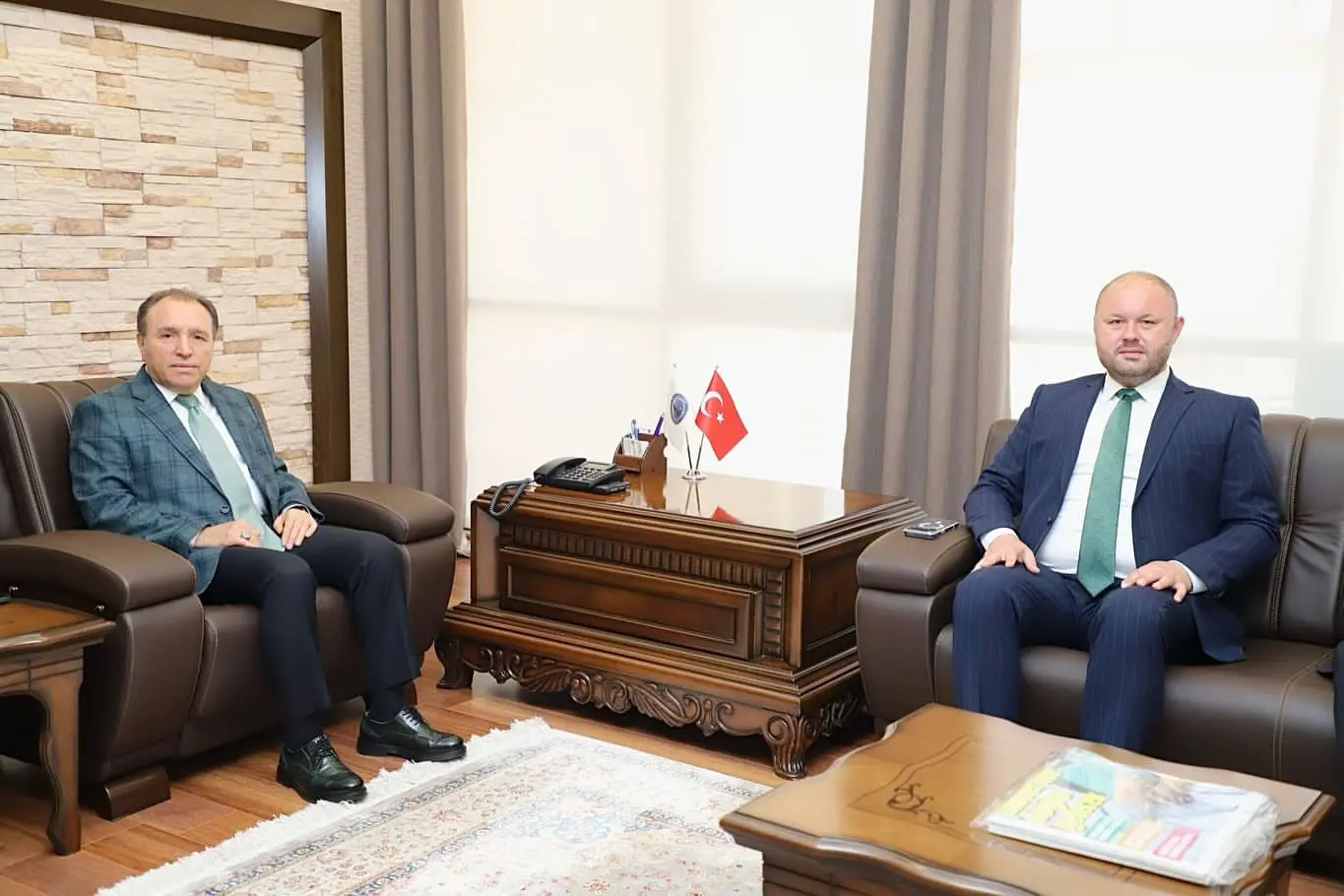 Albayrak Medya Grubu'ndan Rektör Karakaş'a Ziyaret