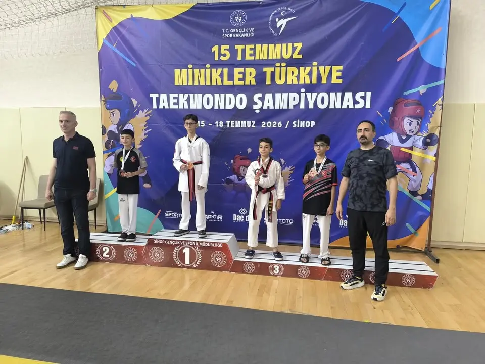 Isparta'dan Taekwondo'da Bronz Madalya