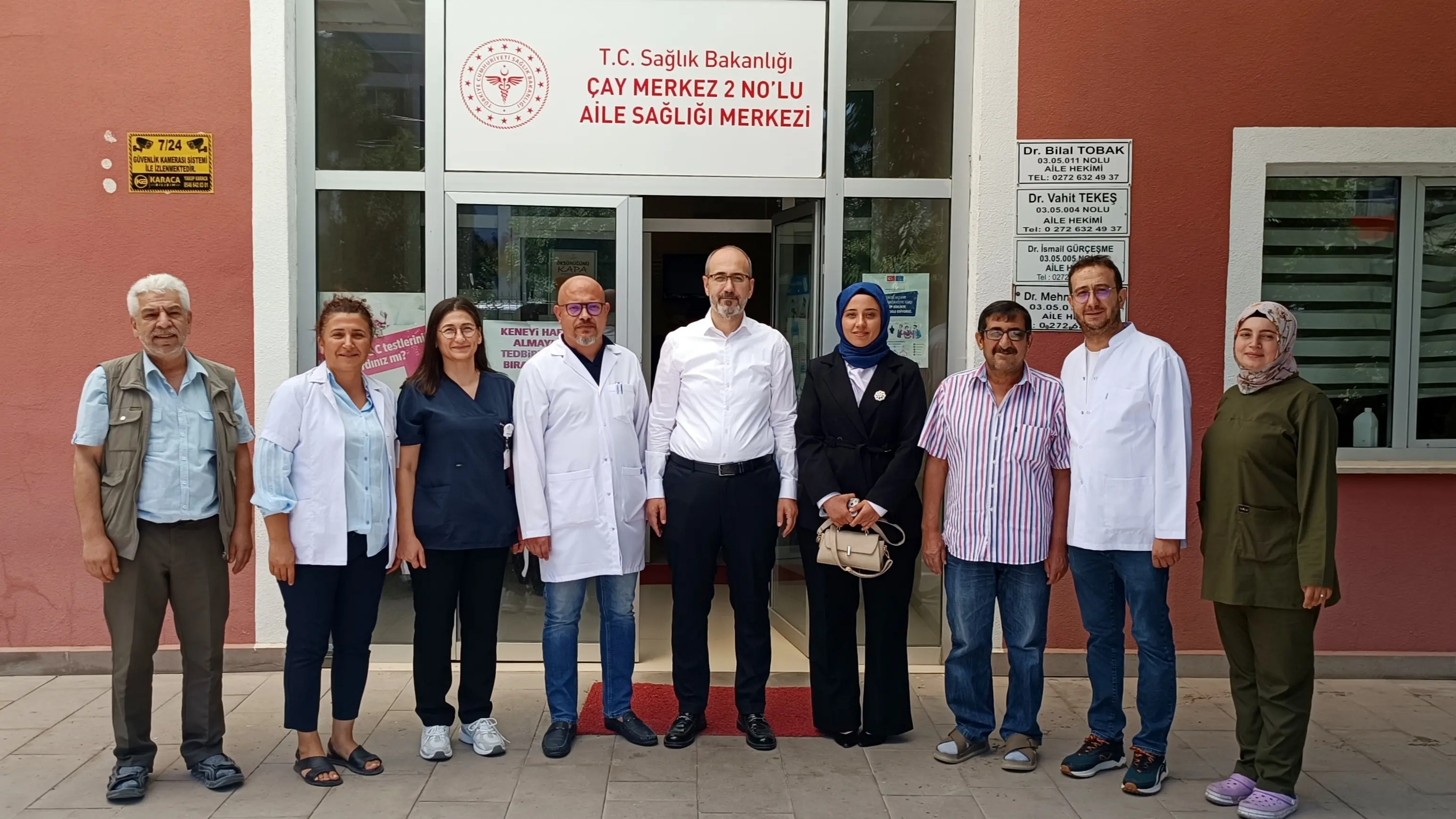 Sağlık Müdürü Öztürk, Çay'da ziyaret gerçekleştirdi