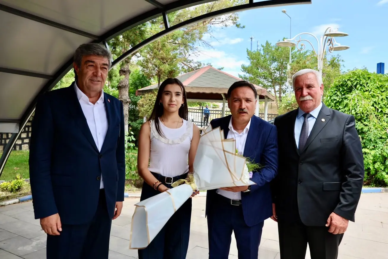 Vali Çiçek ve Milletvekili Ataş, Başkan Yağan'ı ziyaret etti