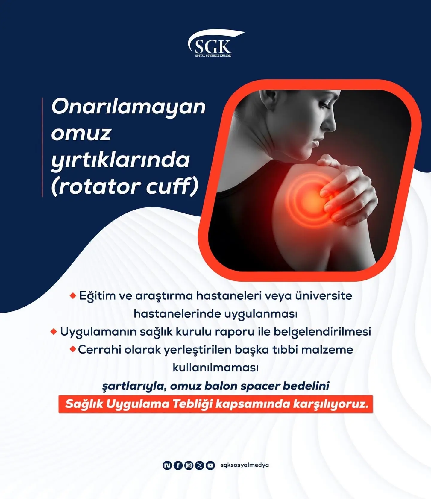 Omuz balon spacer bedeli karşılanma koşulları açıklandı