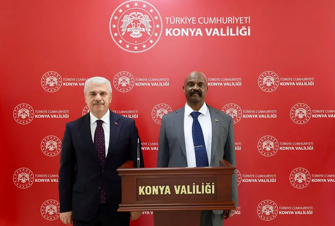 Sudan Heyeti Konya Valisi'ni Ziyaret Etti