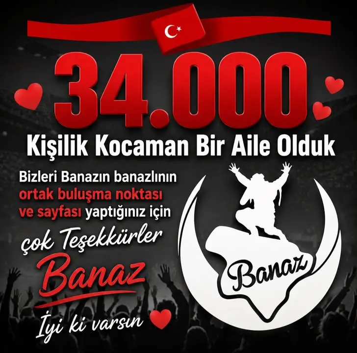 Banaz Belediyesi, topluluk sayfası için teşekkür etti