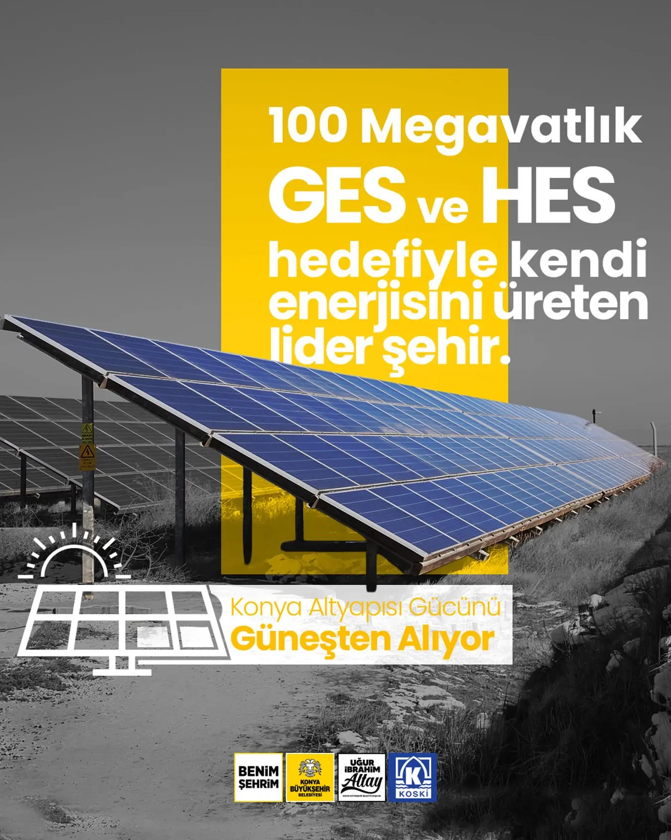 Konya'nın enerji yatırımları 100 Megavat kapasiteye ulaşacak
