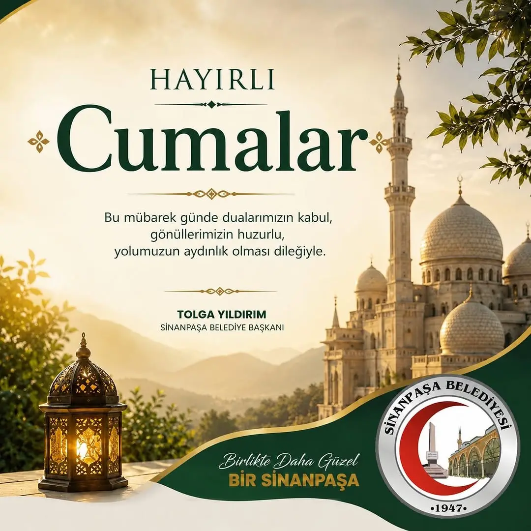 Sinanpaşa Belediye Başkanı'ndan Cumartesi Mesajı