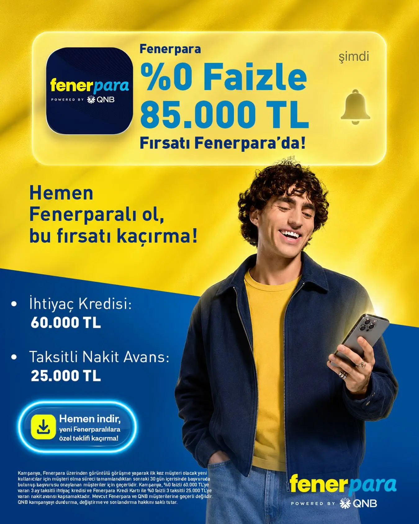 Fenerbahçe'den %0 faizli kredi fırsatı duyurusu