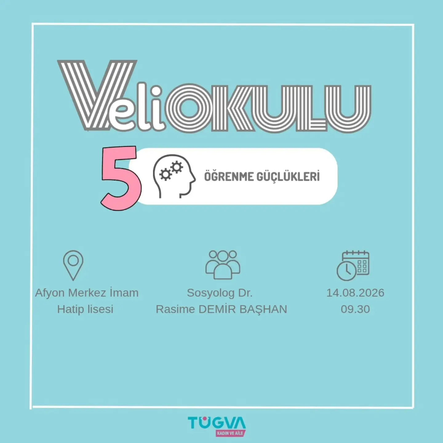 Veli Okulu'nda 'Öğrenme Güçlükleri' Semineri Düzenleniyor